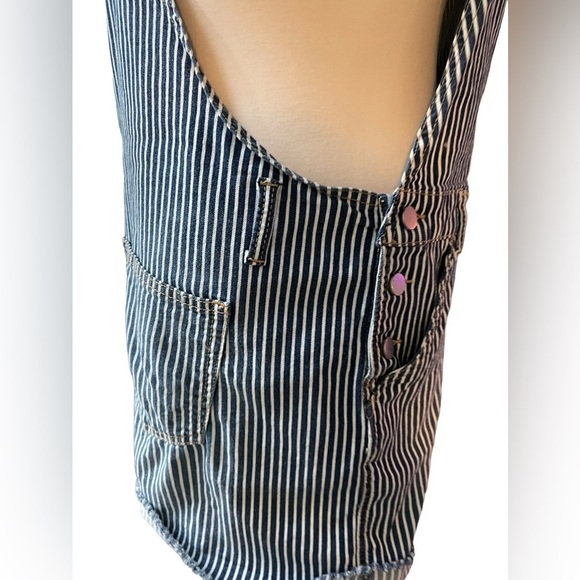 NOBO Relaxed Fit White & Blue Strip Short Jumper Size: 3XL - Picture 7 of 9